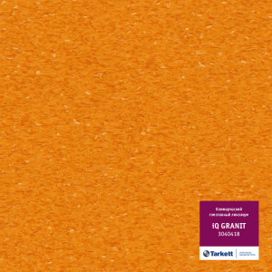 Линолеум Tarkett «Granit ORANGE 0418» из коллекции IQ GRANIT